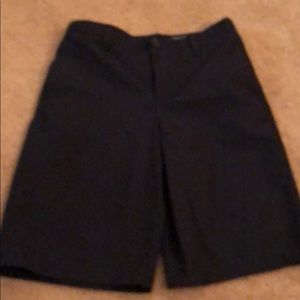 Boys Under Armour Black Golf Shorts